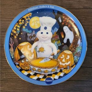 Pillsbury Doughboy Collectors Plate Pumpkin Pals